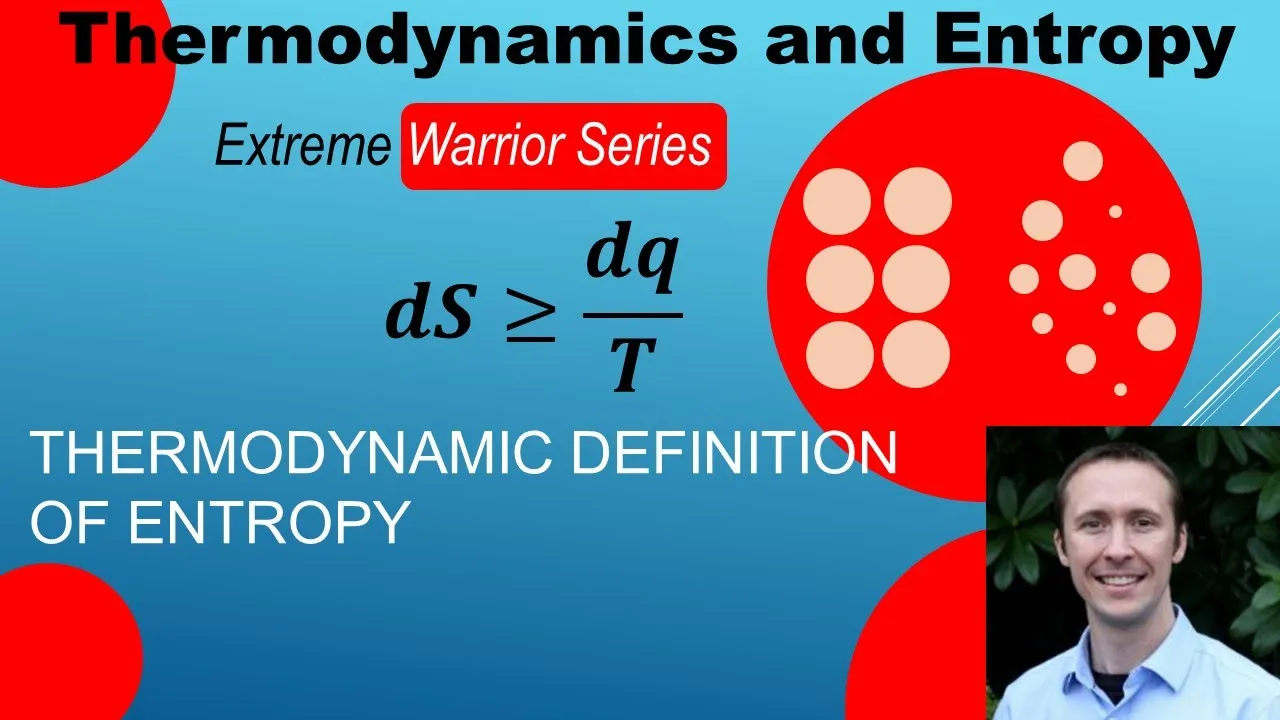 Lesson 1 - Thermodynamic Definition of Entropy and the 2nd Law!