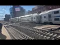 NJ Transit Northeast Corridor Local Train to Trenton departing New Brunswick