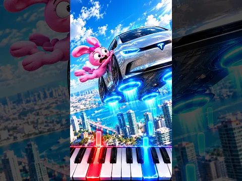 😂 This Tesla Car HATED Pinky Spunki! 🚗💨 - Piano Tutorial