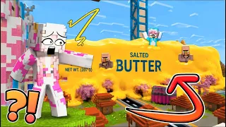 MOMON KAGET ADA SQUISHY BUTTER RAKSASA MELELEH di KOTA MINECRAFT @BANGJBLOX 