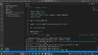 Student Marks Predictor project in Python and Flask