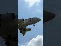 Brussels Airlines A319 landing at Brussels Airport #planespotting