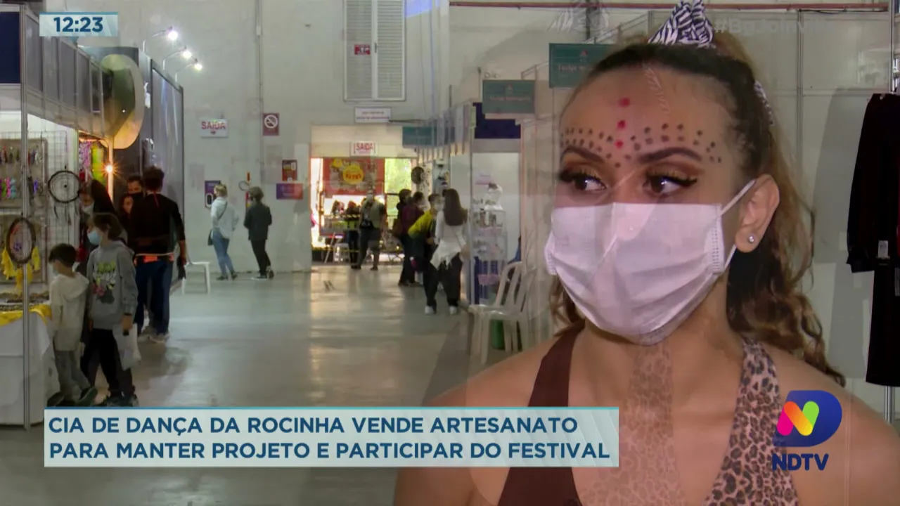 Cia de Dança da Rocinha vende artesanato para manter projeto e participar do festival