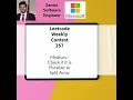 Leetcode Weekly contest 357 - Medium