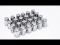 Chrome Bulge Acorn Lug Nuts For Chevy GMC Blazer K10 K5 V1500 24pcs