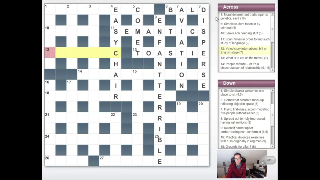 The Daily Telegraph Cryptic Crossword:  A Guided Solve