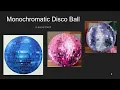 Painting a Monochromatic Disco ball Part