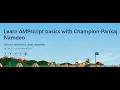 Learn AMPscript basics with Champion-Pankaj Namdeo