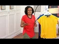 Attitudes by Renee Washed Cotton Top w Twist Pleat Detail on QVC