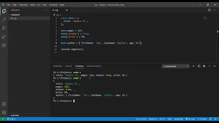 Nested object properties