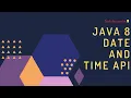 Java 8 Feature Date Time API