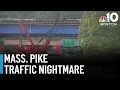 Traffic nightmare on the Mass Pike this weekend