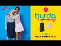 #4 een rok met elastische band | burda style beginner 2022