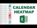 How to make a calendar heatmap in excel