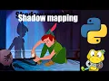 Basic Dynamic Shadow Mapping on my 3D graphics engine made in Python with Pygame