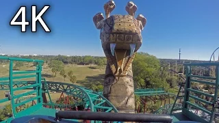 Cobra s Curse front seat on-ride 4K POV Busch Gardens Tampa