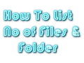 How to Get a set of Folders and File in a Directory using Java