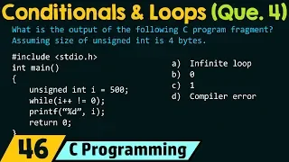 Conditionals and Loops Solved Problem 4