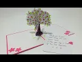 Cherry Blossom pop up card tutorial Handmade Gift card tutorial DIY greeting card DG Handmade