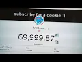 MrBeast about to hit 70 000 000 subs Livecounts io