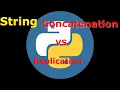 string sober concatenation vs replication strengthen your programming skills