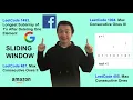 Sliding Window LeetCode 1493 1004 487 485 - Interview Prep 82