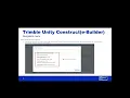 12 TCAP Pre Construction and Construction Electronic Submittal Trimble