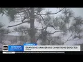 Dangerous driving conditions expected as snow begins to fall along Grapevine
