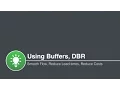 Drum Buffer Rope Scheduling Buffer Management
