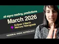 March 2026 Vedic Astrology All Signs Mercury Retrograde and Eclipse