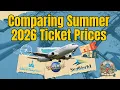 Comparing Summer 2026 Ticket Prices All Major Florida Theme Parks