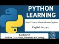 Lecture 04 Python Data Types Numbering Casting Python Learning in English