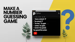 Python Project 3 Number Guessing Game Fun Beginner Project