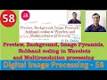 Preview Background Image Pyramids Subband coding in Wavelets Multiresolution processing Transform