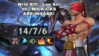 Download Wild Rift : Lee Sin #6 - MY KICKS ARE INSANE! MP3