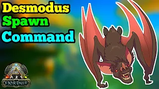 ARK Fjordur New Dinos Spawn Commands Desmodus