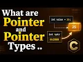 Pointers in C Types of pointers in C void pointer Null Pointer Dangling Pointer Pointers