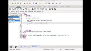 Web Development - Image Opacity Transition with Java Script
