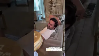 عيد ميلاد سعيد بابا شوفو ردت الفعل   دندنها