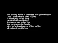 A Day To Remember - The Plot To Bomb The Panhandle (lyrics)