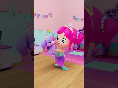 Emmie's Magical Outfit Change to Mermaid! 🧜‍♀️ #Mermaid #shorts #DressUp