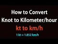 How to Convert Knot to