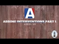 Adding Interventions Part 1 in Aeries