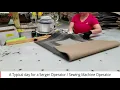 Typical Day of a Serger Operator Sewing Machine Operator