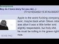 Apple Has Fallen - 4Chan greentext stories