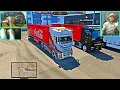 Scania S Coca-Cola Delivery | Touring European Cities Convoy | ETS2 with Logitech G29