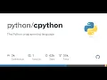 GitHub - The Python programming language