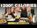 Download Lagu Eating Khali's 12000 Calorie Diet | 40 Chapatis and 5 Ltr Milk | Yatinder Singh