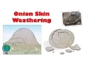 Exfoliation Onion Skin Weathering - diagram and explanation