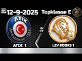 Lagu Topklasse E: ATIK 1 -  LZV Rooks 1    (12-9-2025)